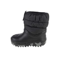 Crocs Snehovky čierna 23 EU Classic Neo Puff