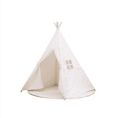 Sobex Detský stan teepee na maľovanie DIY - s príslušenstvom - detský stan teepee