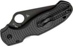 Spyderco C223PBBK Para 3 Lightweight Black vreckový nôž 7,4 cm, čierna, FRN