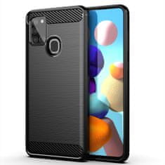 PS Puzdro CARBON pre SAMSUNG Galaxy A21S čierna