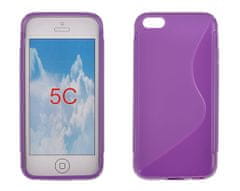 PS Puzdro gumené S-CASE IPHONE 5C fialove