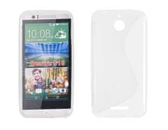 PS Puzdro gumené S-CASE HTC DESIRE 510 transparentne