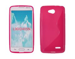 PS Puzdro gumené S-CASE LG L90 (D405) ružové