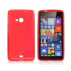 PS Puzdro gumené S-CASE MICROSOFT Lumia 535 červené