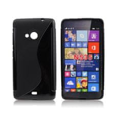 PS Puzdro gumené S-CASE MICROSOFT Lumia 535 čierne