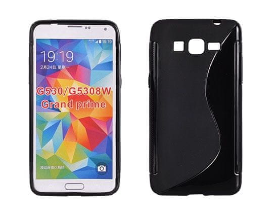 PS Puzdro gumené S-CASE Samsung Galaxy Grand Prime (G530H) čierne