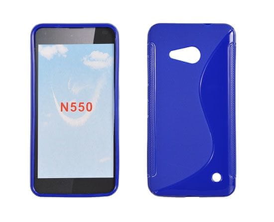 PS Puzdro gumené S-CASE Microsoft lumia 550 sapphire