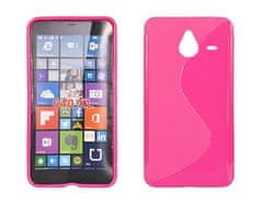 PS Puzdro gumené S-CASE Microsoft LUMIA 640XL ružové