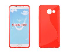 PS Puzdro gumené S-CASE Samsung A310 Galaxy A3 (2016) Coral