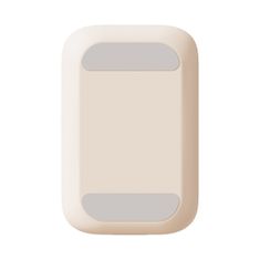BASEUS Seashell stojan na mobil so zrkadlom, béžový