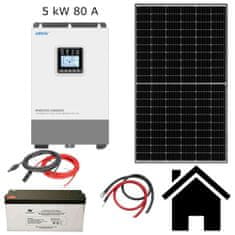 VS ELEKTRO Solárna súprava, Hybrid II Kapacita AKU: 4×200Ah, Výkon PV: 7 panelov / 3,2 kWp