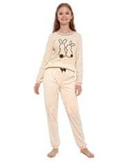 Cornette Dievčenské pyžamo 961/151 Rabbits, ružová, 98/104