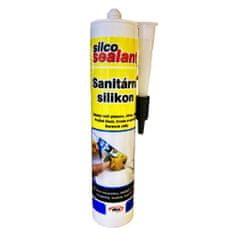 SILCO Silikón sanitárny jednozložkový, 310 ml, šedý, SILCO