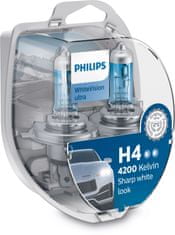 Philips Philips H4 WhiteVision ultra 12342WVUSM 12V ( plus 2x W5W)