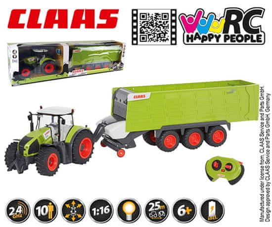 Happy People RC CLAAS AXION + CLAAS Cargos