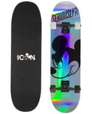 Disney Skateboard drevený max.100kg mickey seriously holo