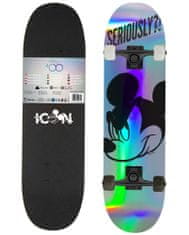 Disney Skateboard drevený max.100kg mickey seriously holo