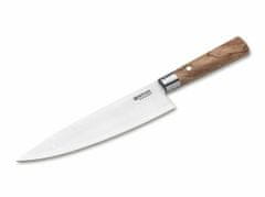 Böker Manufaktur 130441DAM Damast Olive Kochmesser Groß