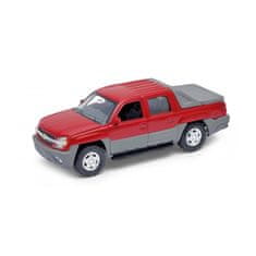 Welly 1:34 2002 Chevrolet Avalanche Strieborná