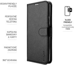 FIXED pouzdro typu kniha Opus pro Motorola Moto G54 5G/G54 Power Edition, čierna