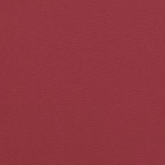 Vidaxl Podložka na paletový nábytok, vínovo červená 50x40x12 cm, látka