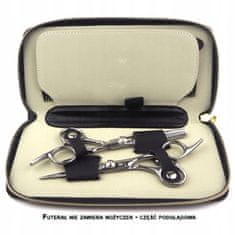 Enzo WOLF Pouzdro na kompletní sestavu nožů a příslušenství Futi-01, kufr na nůžky a hřebeny pro kadeřníka, vhodné pro sestavu kadeřnických nůžek do salonu i domácnosti.