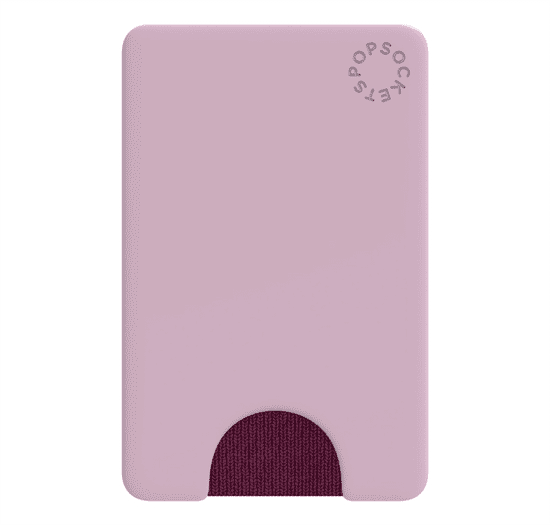 PopSockets PopWallet Blush Pink, púzdro na mobil na karty/vizitky a pod., ružové