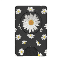 PopSockets PopWallet+ White Daisy, puzdro na karty/vizitky a pod. s integrovaným PopGrip Gen.2