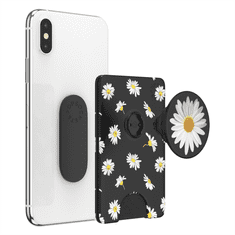 PopSockets PopWallet+ White Daisy, puzdro na karty/vizitky a pod. s integrovaným PopGrip Gen.2