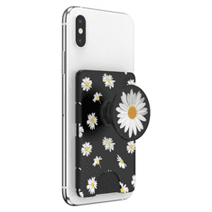 PopSockets PopWallet+ White Daisy, puzdro na karty/vizitky a pod. s integrovaným PopGrip Gen.2