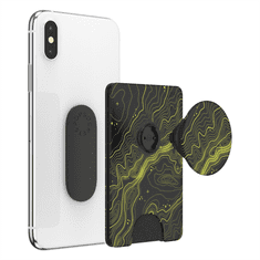 PopSockets PopWallet+ Topographical, puzdro na karty/vizitky a pod. s integrovaným PopGrip Gen.2