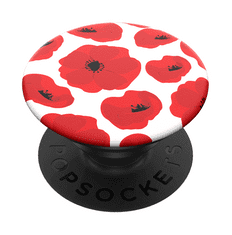 PopSockets PopTop Gen.2, Scandi Poppies, červené maky, výmenný vršok