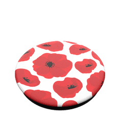 PopSockets PopTop Gen.2, Scandi Poppies, červené maky, výmenný vršok