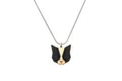 BeWooden dámska dřevěný prívesok na krk Black Cat Pendant univerzálna