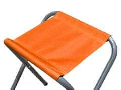 Aga Kempingová skladacia stolička Oranžová