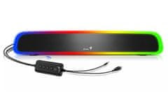 Genius repro USB SoundBar 200BT/ Bluetooth/ 3,5&quot; jack/ 4W/ RGB/ čierny