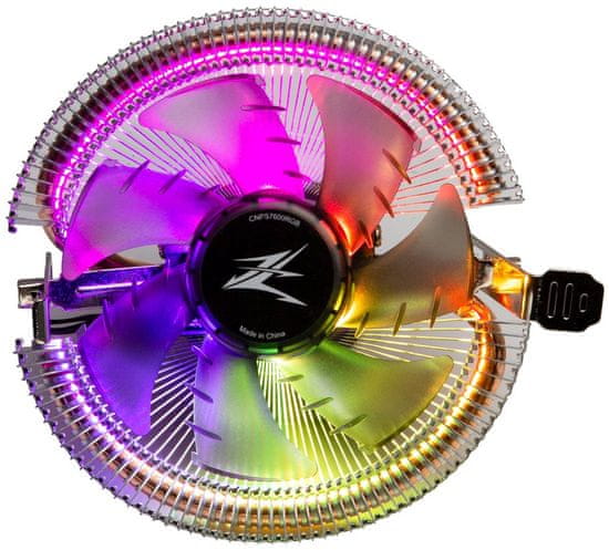 Zalman chladič CPU CNPS7600RGB ultratichý / 92mm ventilátor / 1x heatpipe / PWM / ARGB / pre AMD aj Intel (LGA1700)