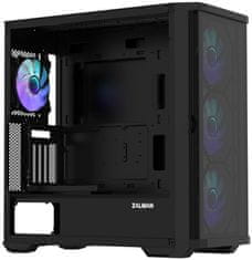 Zalman skriňa Z10 Duo / ATX / 4x120 mm ARGB fan / 2xUSB 3.0 / USB-C / tvrdené sklo