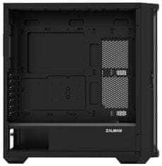 Zalman skriňa Z10 / ATX / 3x140 + 1x120 mm fan / 2xUSB 3.0 / USB-C / tvrdené sklo