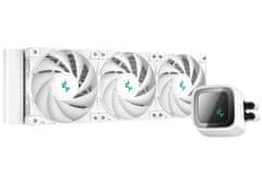 DEEPCOOL vodný chladič LS720 / 3x120 mm fan / ARGB / Intel aj AMD / biely