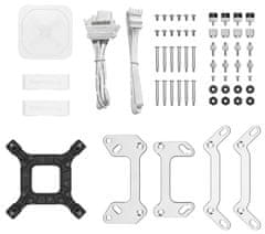 DEEPCOOL vodný chladič LS720 / 3x120 mm fan / ARGB / Intel aj AMD / biely