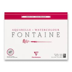 Clairefontaine Akvarelový blok Fontaine Cold Pressed 30 x 40 cm, 25 listov, 300 g