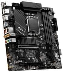 MSI PRE B760M-A WIFI DDR4 / Intel B760 / LGA1700 / 4x DDR4 / 2x M.2 / 2x HDMI / 2x DP / WiFi / mATX