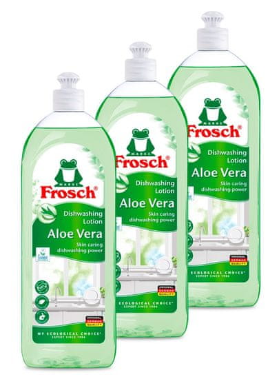 Frosch Eko Na riad aloe vera 3 x 750 ml