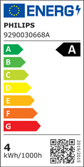 Philips LED 4-60W E27 840 A60 840lm