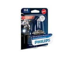 Philips Žiarovka 12V H4 55/60W P43T Crystal Vision ultra Moto 