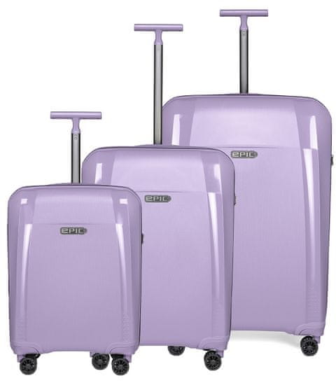 EPIC Sada kufrov Phantom SL Smooth Lavender 3-set