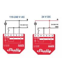 Shelly Shelly Qubino Wave 1PM - spínací modul s meraním spotreby 1x 16A (Z-Wave)