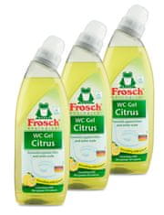 Frosch Eko WC gél citrón 3 x 750 ml