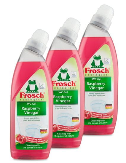 Frosch EKO WC gél malina 3 x 750 ml